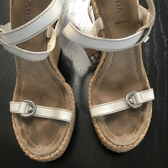 Prada wedge sandals size 40 - Picture 4 of 6